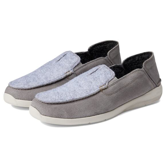 NWT Clarks mens Gorwin Step Loafer, Grey Suede, 7.5 US - Picture 2 of 6